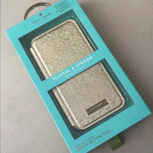 kate spade Other - Kate Spade Gold iPhone X Case/Wallet